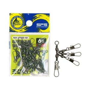 싸파 더블킬 SDK-TTISS-6 타코 트리플 인터락 도래 6호 5PCS 두족류 문어채비 낚시장비 공구 쭈꾸미 스냅 스테인레