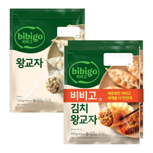 CJ제일제당 비비고 왕교자1.05KG + 김치왕교자420G*2개 세트