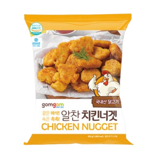 곰곰 알찬치킨너겟 850g이미지입니다. 누르면 해당 게시물로 새창이동합니다.