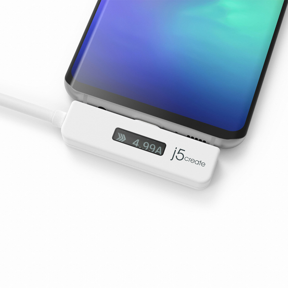 j5create C to C타입 OLED Power Meter 케이블 JUCP15 (1.2m)_이미지