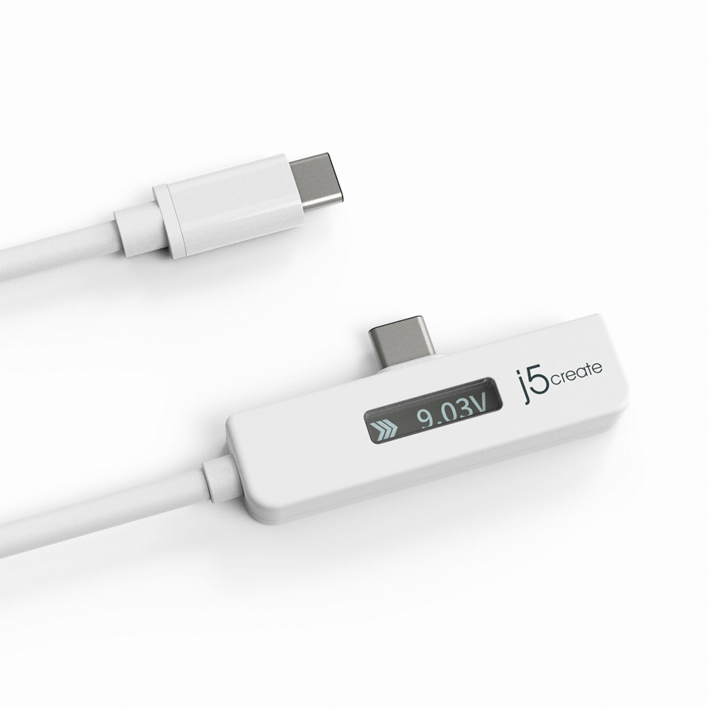 j5create C to CŸ�� OLED Power Meter ���̺� JUCP15