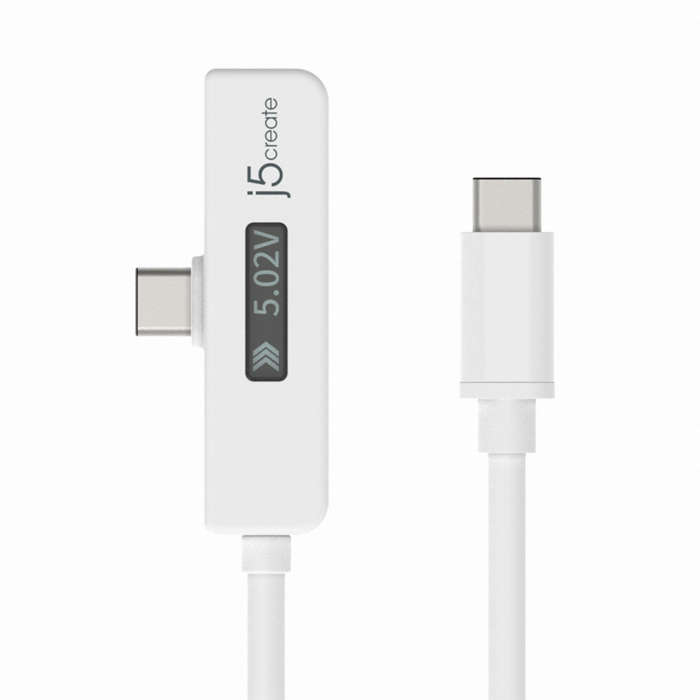 j5create C to CŸ�� OLED Power Meter ���̺� JUCP15