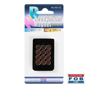 셀러허브 패션 JHQRT0GX_4A 초강력 3T ND 자석부착 원형 12개입 02 8mm
