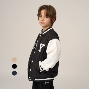 예일키즈 아동용 빅로고 스타디움 자켓 YJCCJKE13235 네이비 130_이미지