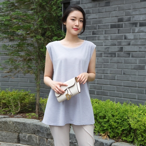 모슬린 엄마옷 A라인 나시 티셔츠 RTY613388 중년여성/50대/60대/70대/마담/빅사이즈/할머니옷/여자