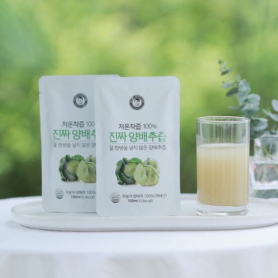 김재식헬스푸드 진짜 양배추즙 100ml 30포 (3개)