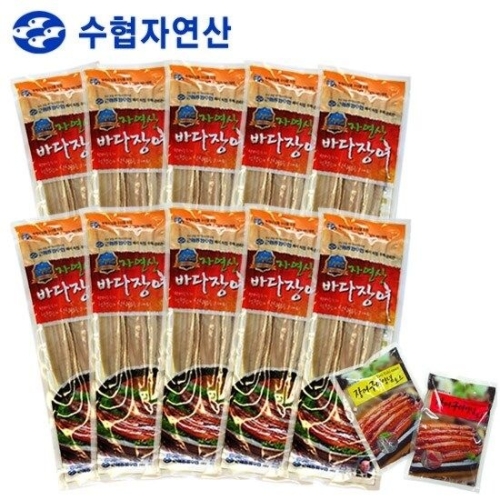 근해통발수협 프리미엄 자연산 바다장어 5미 260g (10개)_이미지