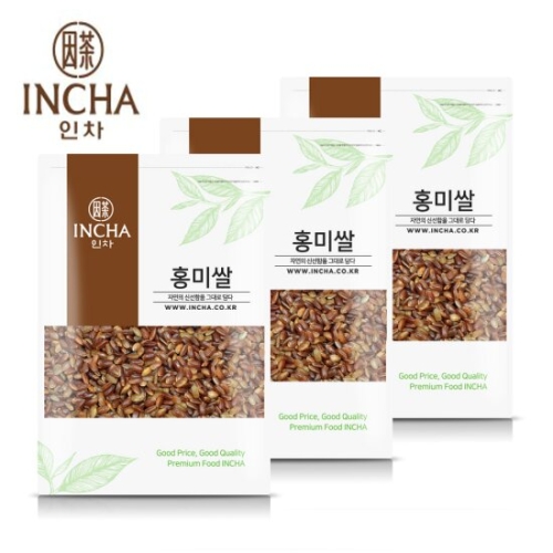 인차 홍미쌀 1kg (3개)_이미지