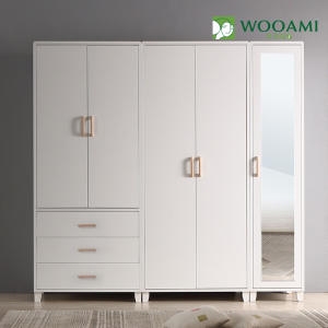 우아미가구 에비온 서랍옷장풀세트(거울문포함) 2000