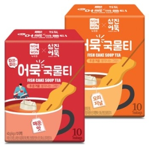 녹차원 따끈따끈 어묵국물티 오리지널맛 매운맛