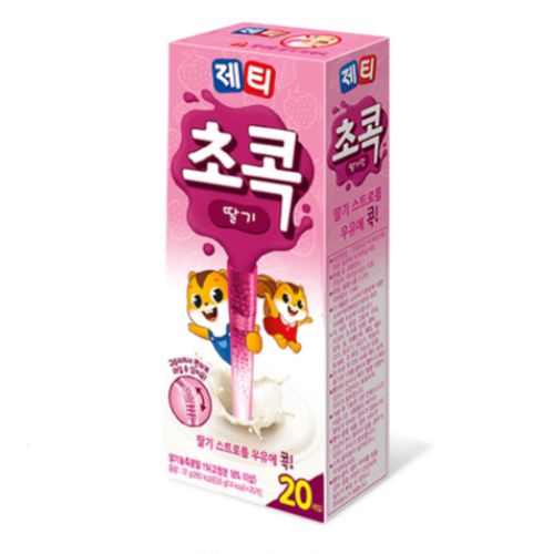 동서식품 제티 초콕 딸기맛 3.6g 20개입 (5개)