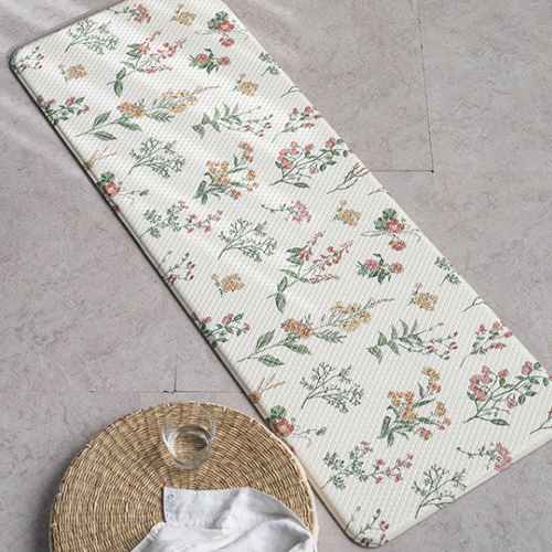 데코뷰 플렌플라워 양면쿠션 주방매트 (120x45cm)