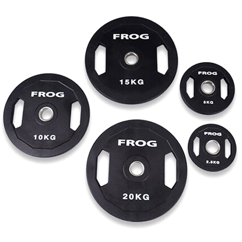 플러그피트니스 폴리 더딘 중량원판 세트 (105kg)_이미지
