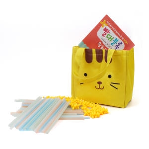 야광빨대블록 500피스 활동집+ 에코백 특별활동 방과