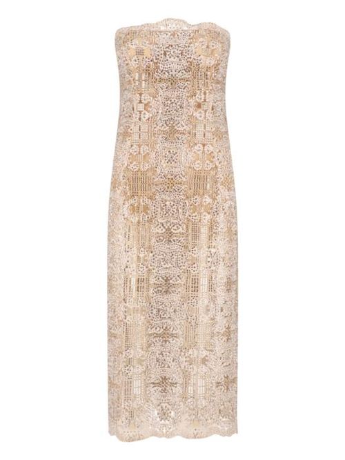 미디 원피스 D482Q701CTUEO B4884 Beige