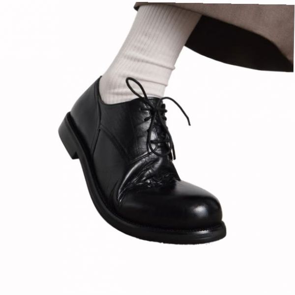 식스핏 NERDKING X NOIR FOLD HORSEHIDE DERBY BLACK 3528317_이미지