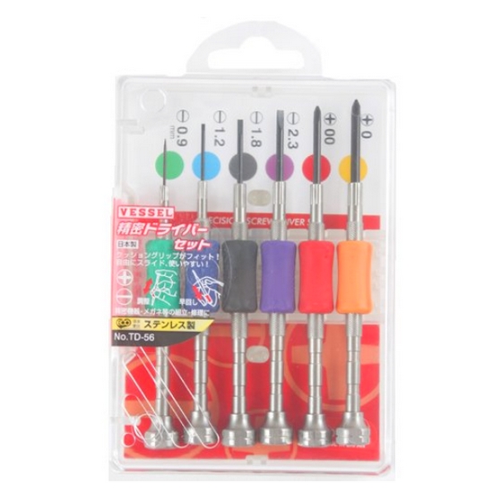 베셀 정밀드라이버세트 TD-56 (6pcs)_이미지