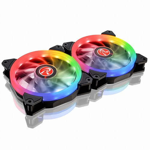 RAIJINTEK IRIS 12 RAINBOW RGB 256 (2팩)_이미지