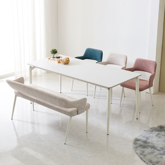 샤이 소리 없는 18T 양면 포세린 세라믹 식탁 1800