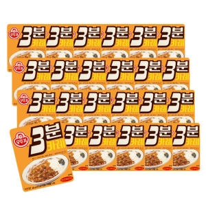 오뚜기 3분 레트로카레 약간매운맛 200g (24개)_이미지