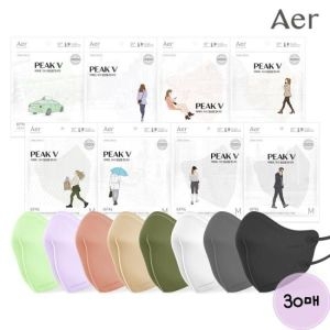 씨앤투스성진 아에르 피크 V 라이트 마스크 KF94 소형 (30매)_이미지