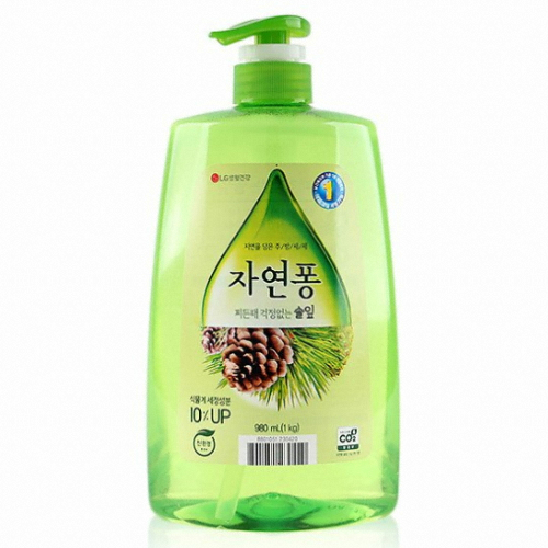 LG생활건강 자연퐁 2X 솔잎 980ml (12개)