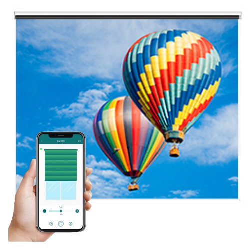 아라크네 앱사용 슬림형 전동스크린