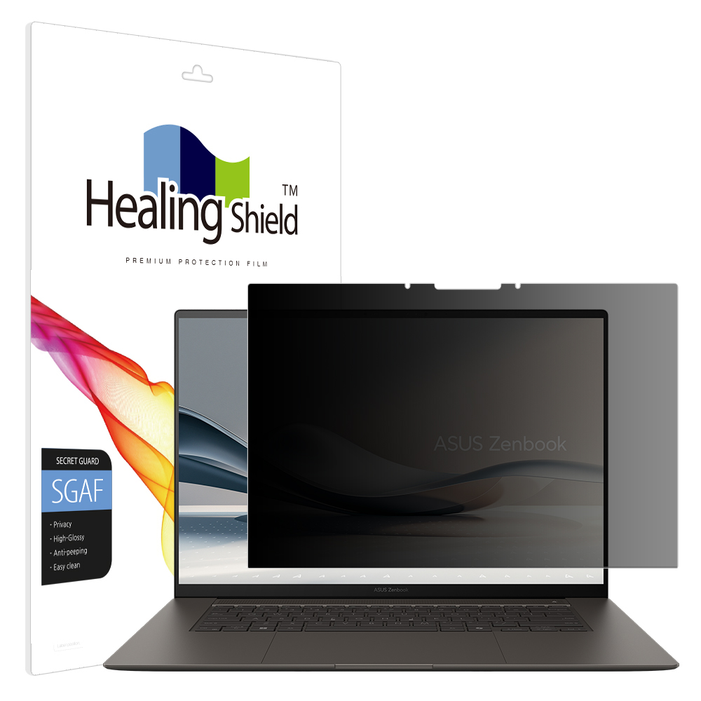 폰트리 힐링쉴드 ASUS 젠북 S 16 OLED UM5606WA 프라이버시 고광택 사생활 보호필름_이미지