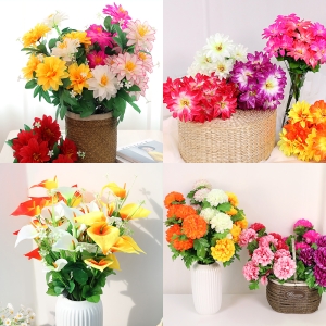 [불명] 고급 인테리어조화 성묘 미니해바라기