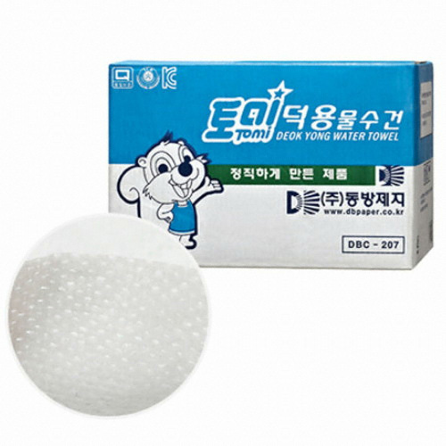 동방제지 토미 덕용 물수건 (600매)
