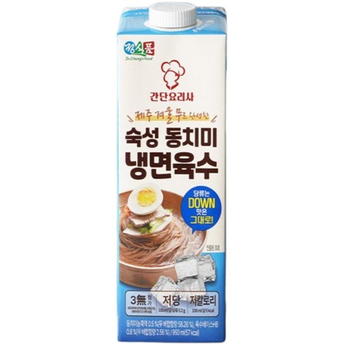 정식품 간단요리사 숙성 동치미 냉면육수 950ml (12개)