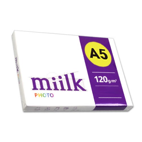 한국제지 밀크 포토 복사용지 A5 120g (200매)_이미지