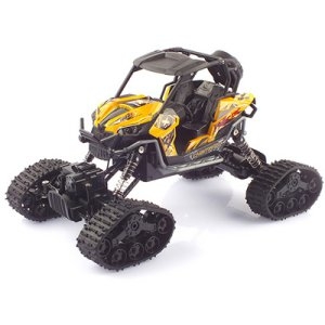 레프리카 1 14 4륜 궤도 락크라울러 맷트렉 트럭 RTR RC카 옐로우 CBT110884YE_이미지