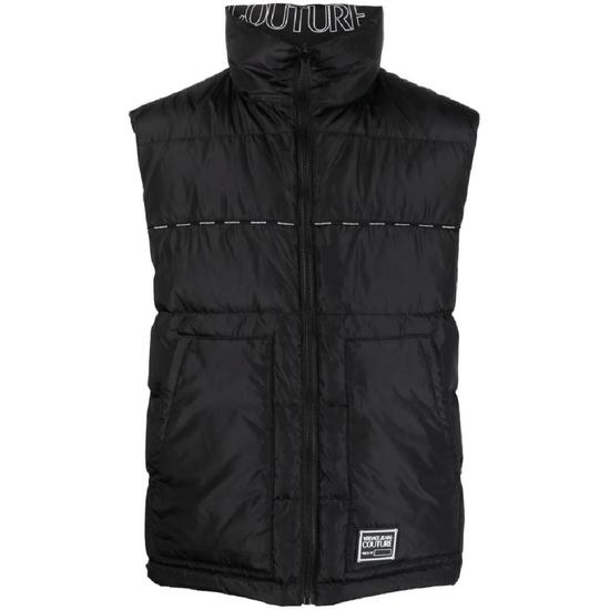 베르사체 로고 프린트 리버서블 패딩 질레 76GAU421CQD45 T