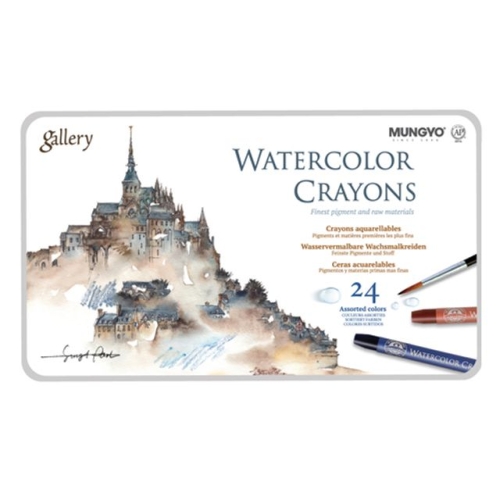 문교 39791   수채크레용 MAC 24색