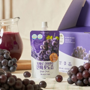 유기농마루 NFC착즙 갈아만든 진짜 포도즙 100ml 30팩_이미지