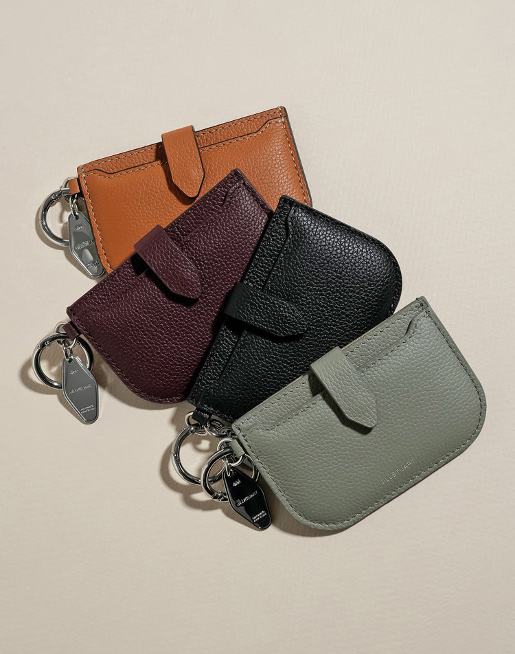 질스튜어트 여성 블랙 소가죽 카드지갑 겸 참장식 JAWA<b>75220</b>BK
