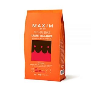 동서식품 맥심 시그니처 블렌드 라이트 밸런스 1kg (4개)