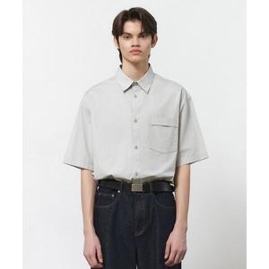 LF 일꼬르소 반팔 셔츠 라이트 그레이 IESH5E401G1 6504494_이미지