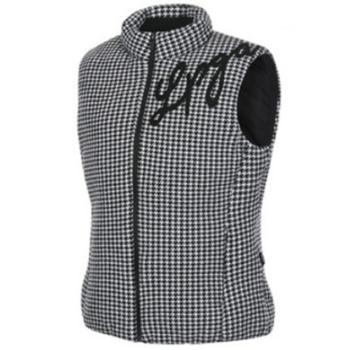 LPGA 하운드투스 체크 자가드 방풍 베스트 L214KV656P_이미지