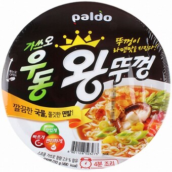 팔도 가쓰오 우동 <b>왕뚜껑</b> 110g