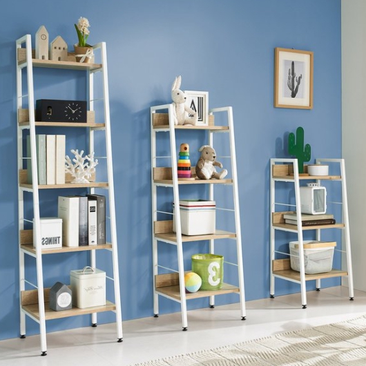 키모 레더 5단 스틸 수납 선반 800_이미지