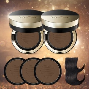 라라츄 라이트 브라운 최신상 헤어 쿠션 마스터 5개 용량 + 헤어뽕 패키지 라이트브라운_이미지