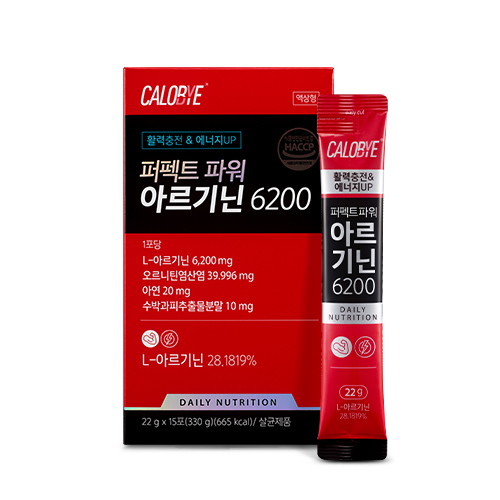 에이플네이처 칼로바이 퍼펙트 파워 아르기닌 6200 15포 (1개)