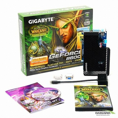 GIGABYTE 지포스 8600GT 256MB Silent-Pipe 2.5 WOW_이미지