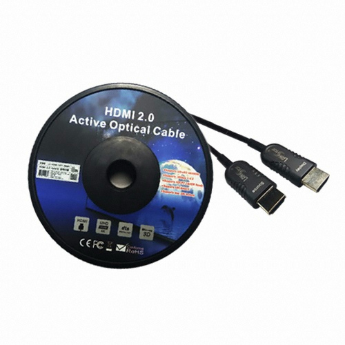 라인업시스템 LANSTAR HDMI 2.0a 옵티컬 하이브리드 광케이블 (50m)_이미지