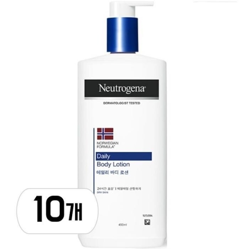 뉴트로지나 노르웨이전 포뮬러 데일리 바디로션 450ml (10개)_이미지