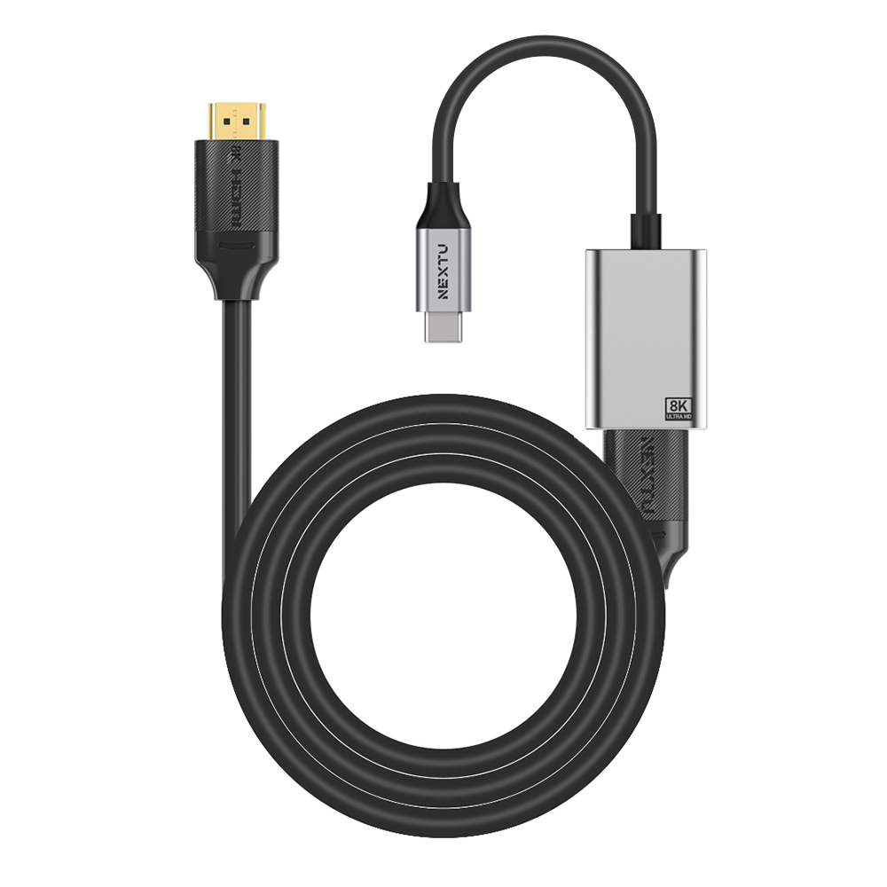 이지넷유비쿼터스 NEXTU 유에스뷰G USB-C to HDMI 2.1 케이블 (3m)_이미지
