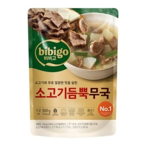 CJ제일제당 비비고 소고기 듬뿍 무국 500g (18개)_이미지