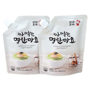 반찬단지 짜먹는 명란마요 200g (2개)